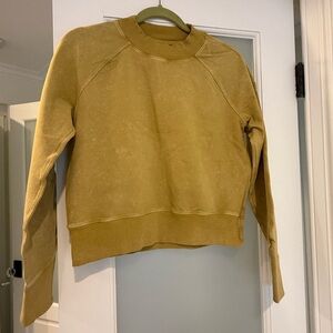 Lululemon Mustard Yellow Sweatshirt size 2